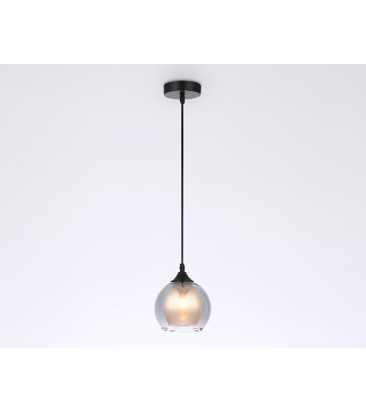 Светильник Ambrella light TR3539 BK/SM/FR черный/дымчатый/белый матовый E27 max 40W D130*800