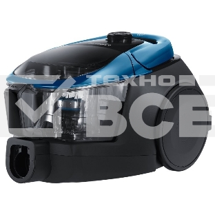 Пылесос Samsung SC18M3120VB синий, 380/1800 Вт, уборка сухая, пылесборник контейнер 2 л
