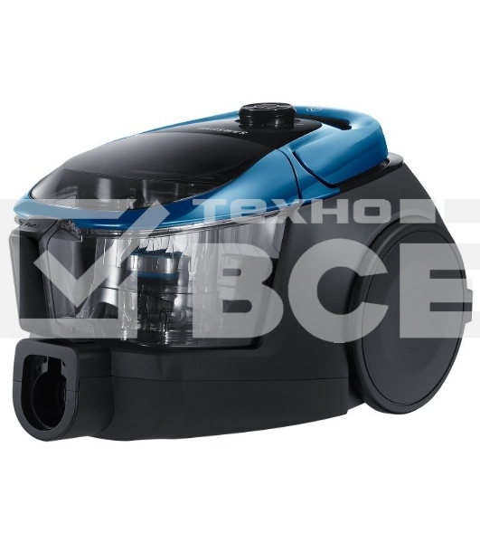 Пылесос Samsung SC18M3120VB синий, 380/1800 Вт, уборка сухая, пылесборник контейнер 2 л