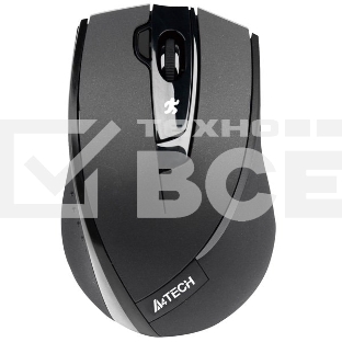 Мышь беспроводная A4Tech G7-600NX черный, 2000 dpi, радиоканал, USB, кнопки - 4