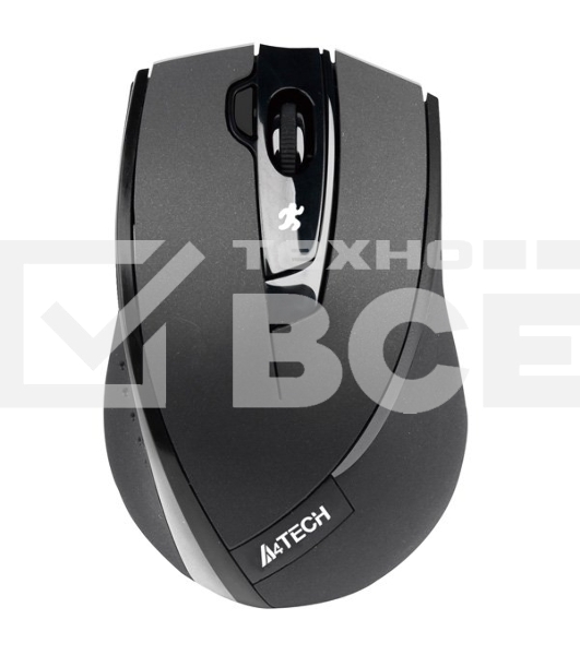 Мышь беспроводная A4Tech G7-600NX черный, 2000 dpi, радиоканал, USB, кнопки - 4