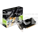 Видеокарта MSI PCI-E GT 710 2GD3H LP nVidia GeForce GT 710 2048Mb 64bit DDR3 954/1600 DVIx1/HDMIx1/CRTx1/HDCP Ret low profile, фото 1
