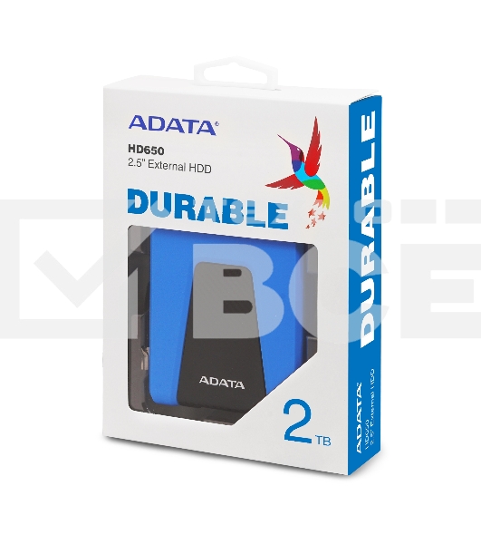 Внешний жесткий диск AData USB 3.1 2Tb AHD650-2TU31-CBL HD650 DashDrive Durable 2.5