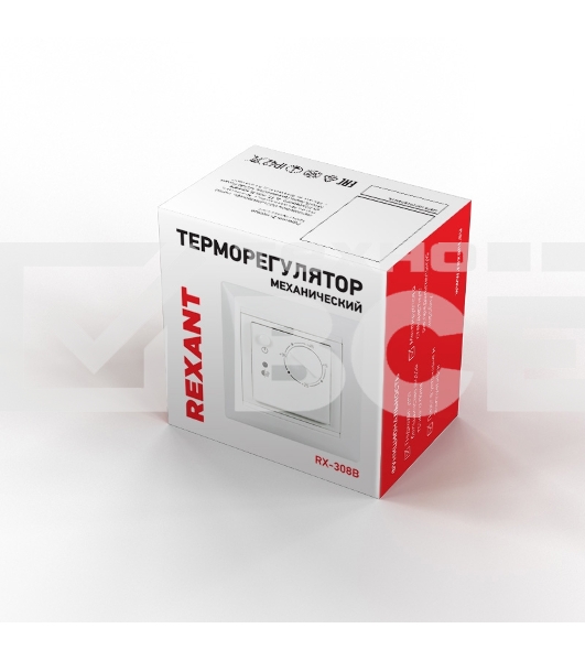 Терморегулятор механический Rexant RX-308B бежевый (совместим с Legrand серии Valena)