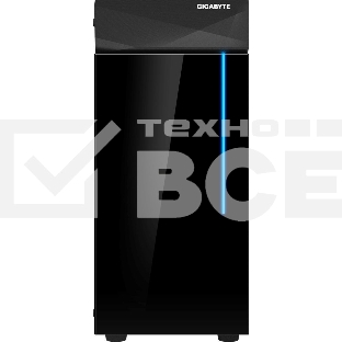 Компьютерный корпус Gigabyte C200 GB-C200G черный без БП ATX 5x120mm 4x140mm 2xUSB3.0 audio bott PSU