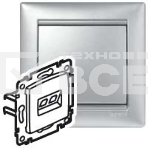 Valena Розетка двойная RJ45 кат.6е UTP + RJ11, алюм. Valena Розетка двойная RJ45 кат.6е UTP + RJ11, алюм., фото7