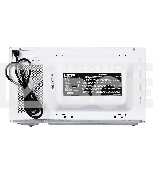 Микроволновая печь Starwind SWM5520 белый, 20 л, 700 Вт, переключатели - поворотный механизм