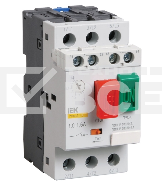 Пускатель ПРК32-25 In25А Ir20-25А Ue 660В ИЭК DMS11-025