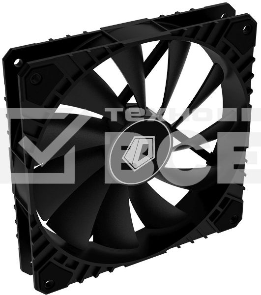 Вентилятор для корпуса ID-Cooling WF-14025-XT BLACK черный, 140 мм, 1600 об/мин, 32.6 дБ, 4 pin
