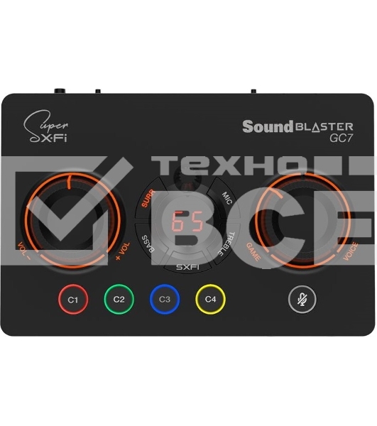 Звуковая карта Creative USB Sound BlasterX GC7 (Super X-Fi Ultra DSP) 7.1 Ret