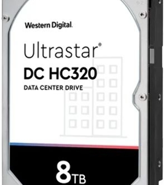 Жесткий диск HDD Western Digital Ultrastar DC HC320 8Tb 7200rpm SAS 256Mb 3.5'