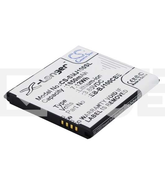 Аккумулятор CameronSino CS-SMJ100SL EB-BJ100BBE, EB-BJ100BCE для Samsung Galaxy J1 SM-J100F 3.85V / 1850mAh
