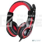 Наушники с микрофоном Oklick HS-L200 черный/красный 2м мониторы оголовье (Y-819), фото4