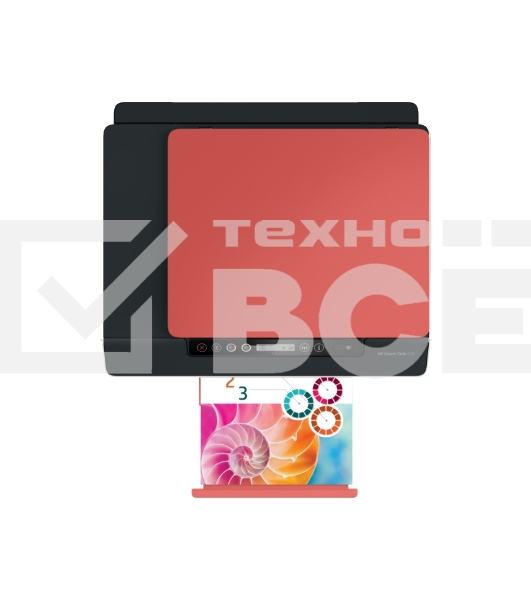 МФУ струйный HP Smart Tank 519 AiO (3YW73A), A4, цветной, печ. до 22 стр/мин. (ч/б) до 5 стр/мин. (цвет), 1200x1200dpi, USB, Wi-Fi, BlueTooth, Air Print, Mopria