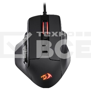 Мышь проводная REDRAGON Aatrox черный, 12400 dpi, USB, кнопки - 15