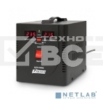 Стабилизатор напряжения Powerman AVS-D Voltage Regulator 2000VA, Digital Indication, 2x Schuko Outlets, 1m Power Cord, 230V, 1 year warranty, Black , фото5