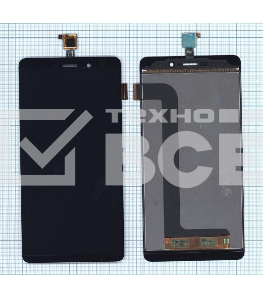 Дисплей для Micromax Canvas Mega E353 черный