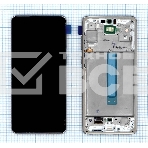Дисплей для Samsung Galaxy A73 SM-A736B белый с рамкой, фото 1
