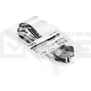 Кабель питания ExeGate Power PC-1,8P (Евровилка угловая Schuko->C13, VDE-250V-3*1.0mm2, медь, черный, 16A, 1.8м)