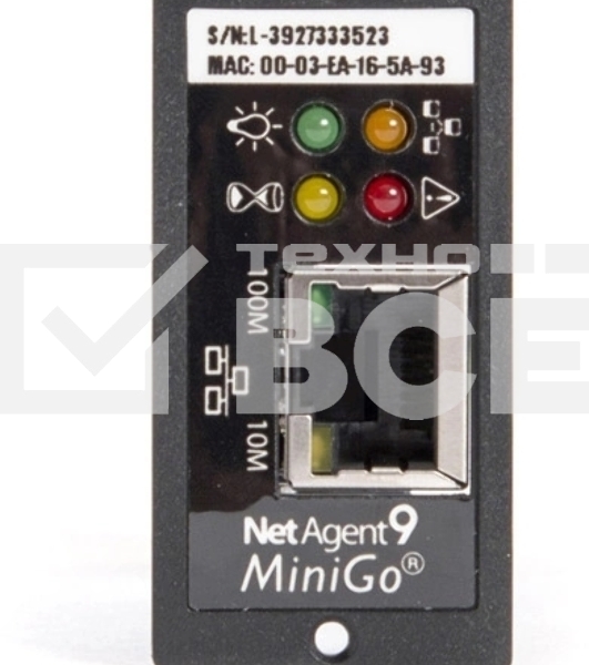 Модуль-SNMP DL 801 SKAT UPS-1000 RACK/3000 RACK Мониторинг и упр-е по Ethernet SNMP module DL 801 SKAT UPS-1000 RACK / 3000 RACK Monitoring and control via Ethernet
