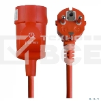 Удлинитель Perfeo с заземлением RU POWER 50 м 1гн 16А ПВС 3х1,5 оранжевый (PF_C3276), фото 1