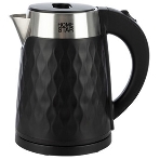 Чайник электрический Homestar HS-1021 1500 Вт, 1.7 л, нержавейка+пластик, черный, двойной корпус, фото2