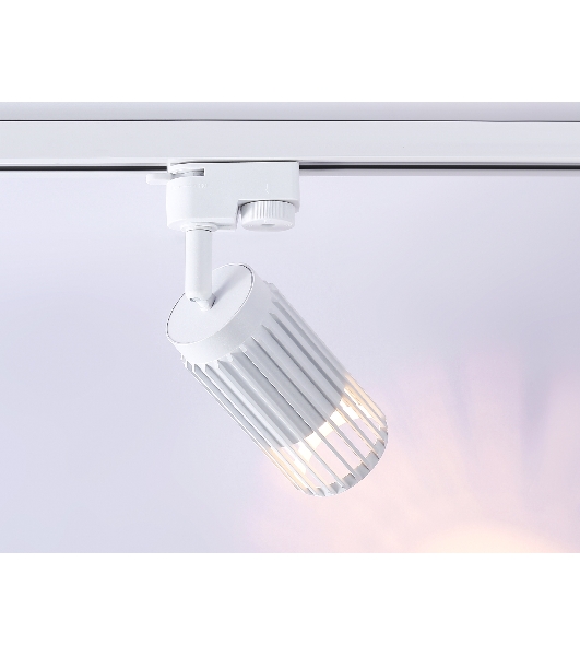 Трековый однофазный светильник Ambrella light GL5157 WH белый GU10 D60*120
