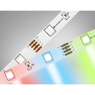 Светодиодная лента Ambrella light GS4301 5050 30Led/ 7.2W m/ 24V IP20 RGB/ 5000*10*1.87mm (4 конт.)