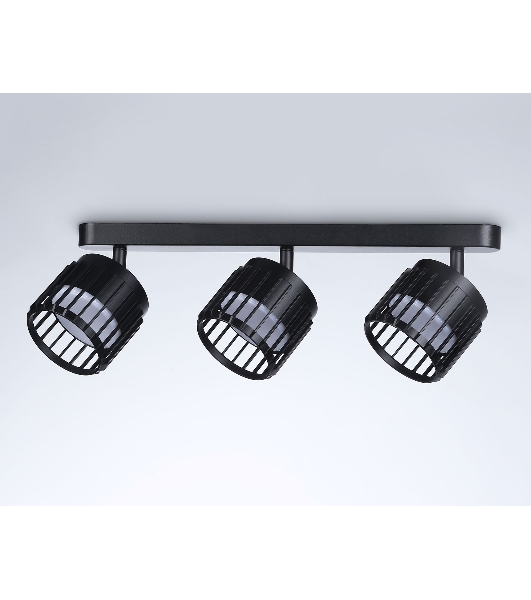 Светильник Ambrella light TN71168/3 BK черный GX53/3 400*100*125