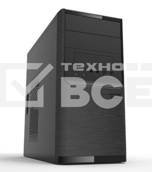 Корпус InWin POWERMAN ES701BK USB 3.0 (Mini Tower, mATX, 450W PM-450ATX, USB 3.0x2, USBx2 + Audio, черный) <6120258>