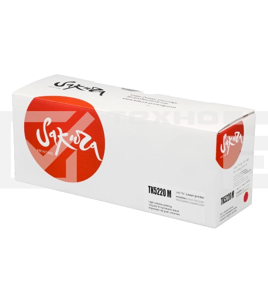 Картридж Sakura TK5220M для Kyocera Mita ECOSYS p5020cdn/ p5021cdw/ m5221cdn/ m5521cdw, пурпурный, 1 200 к.