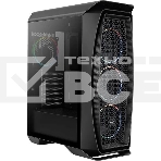 Компьютерный корпус Aerocool / Formula Aero One Eclipse-G-BK-v1 черный без БП ATX 4x120mm 2xUSB3.0 audio, фото3