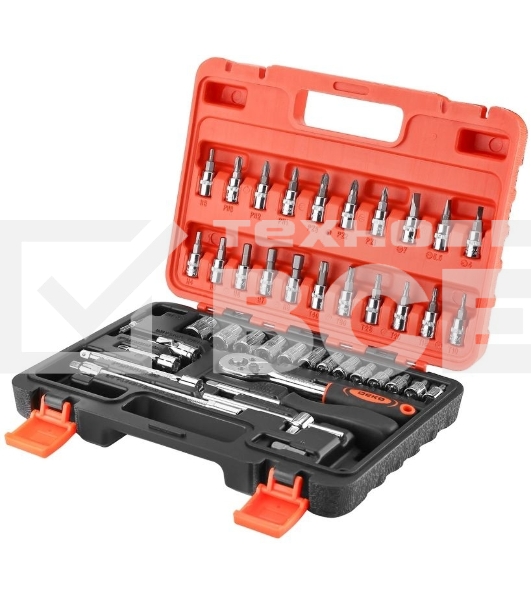 Набор инструментов Deko DKMT46 46 предметов (жесткий кейс)