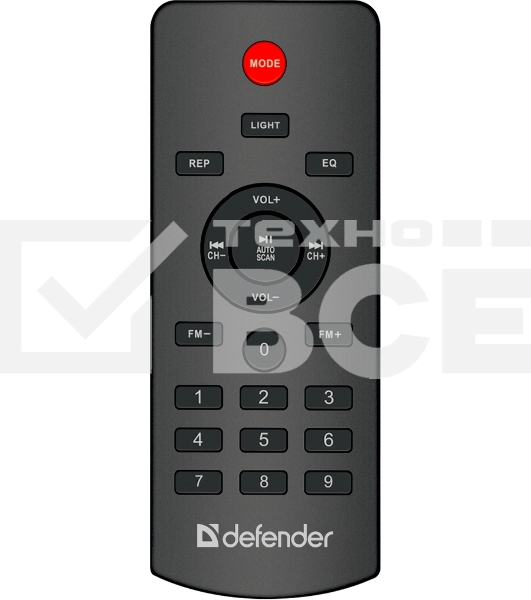 Портативная акустика Defender Rage 50 Вт Light/BT/FM/USB/LED/TWS черный