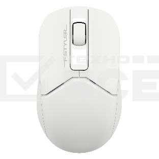 Мышь беспроводная A4Tech Fstyler FG12 белый, 1200 dpi, радиоканал, USB, кнопки - 3