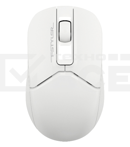 Мышь беспроводная A4Tech Fstyler FG12 белый, 1200 dpi, радиоканал, USB, кнопки - 3