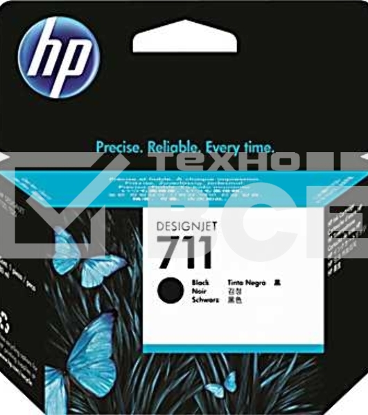 Картридж струйный HP №711 CZ133A черный для HP DJ T120/T520 (80мл)