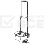 Тележка Рыжий кот BX-20ZP черная, металл. колеса, до 20 кг, фото 1