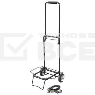 Тележка Рыжий кот BX-20ZP черная, металл. колеса, до 20 кг