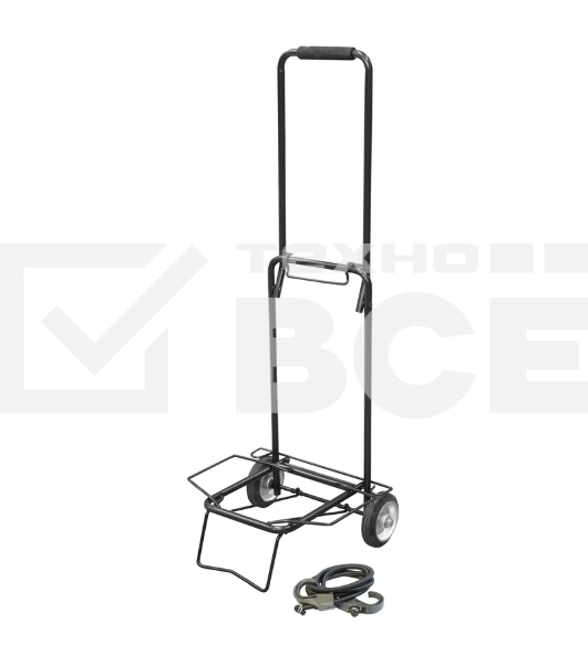 Тележка Рыжий кот BX-20ZP черная, металл. колеса, до 20 кг