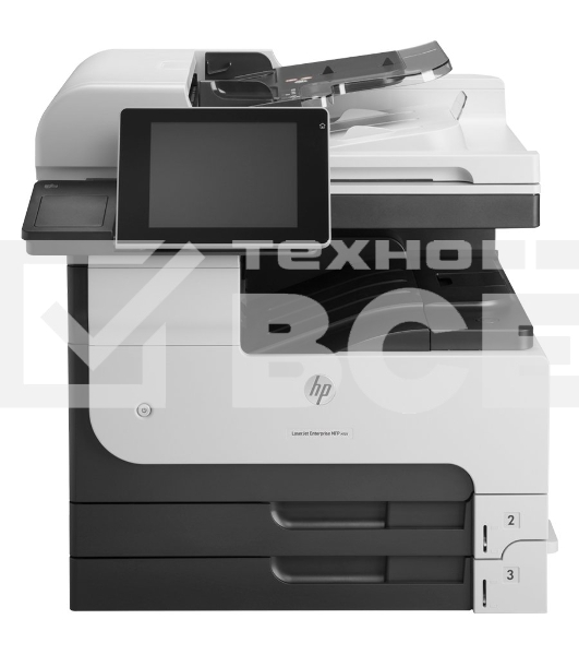 МФУ лазерный HP LaserJet Enterprise MFP M725dn (CF066A), A3, ч/б, печ. до 41 стр/мин., скан. до 50 стр/мин., 1200 x 1200 dpi (печать) 600x600dpi (скан.), USB, RJ-45, Air Print