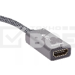 Адаптер miniDP --> HDMI-F 0.15м ,  оплетка, 4K@60Hz, Telecom (TA565), фото3