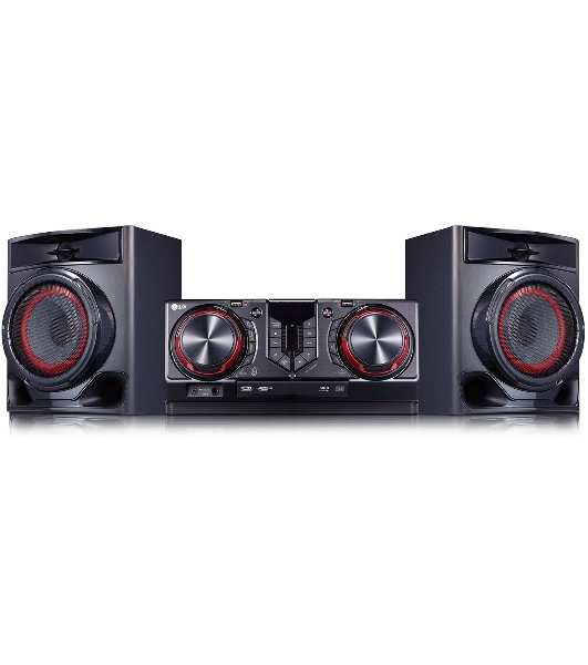 Мини-аудиосистема LG CJ44 черный 480Вт FM USB BT