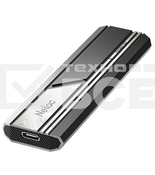 Накопитель SSD Netac USB-C 2Tb NT01ZX10-002T-32BK ZX10 2.5