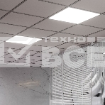 Светильник светодиодный универсальный LED ДВО 30 Вт MiR 3700 Лм 5000К 595х595х50 мм IP40 призма Gauss, фото5
