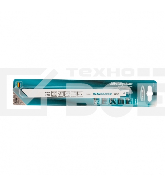 Полотна по металлу для сабельной пилы 4416 - S1122BF, 210 x 1,8 мм, 2 шт Gross