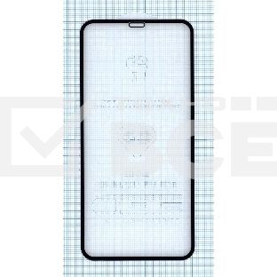 Защитное стекло 4D для Apple iPhone XS Max черный