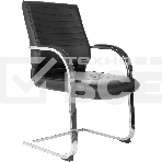 Кресло компьютерное Бюрократ T-8010-LOW-V/BLACK черный, искусственная кожа, фото8