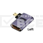 Переходник micro HDMI  на HDMI влево, фото 1