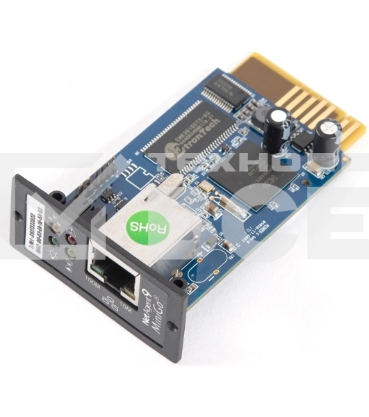 Модуль-SNMP DL 801 SKAT UPS-1000 RACK/3000 RACK Мониторинг и упр-е по Ethernet SNMP module DL 801 SKAT UPS-1000 RACK / 3000 RACK Monitoring and control via Ethernet